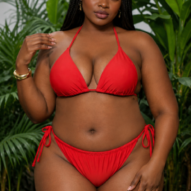 Conjunto de biquíni - Minimalista Plus Size
