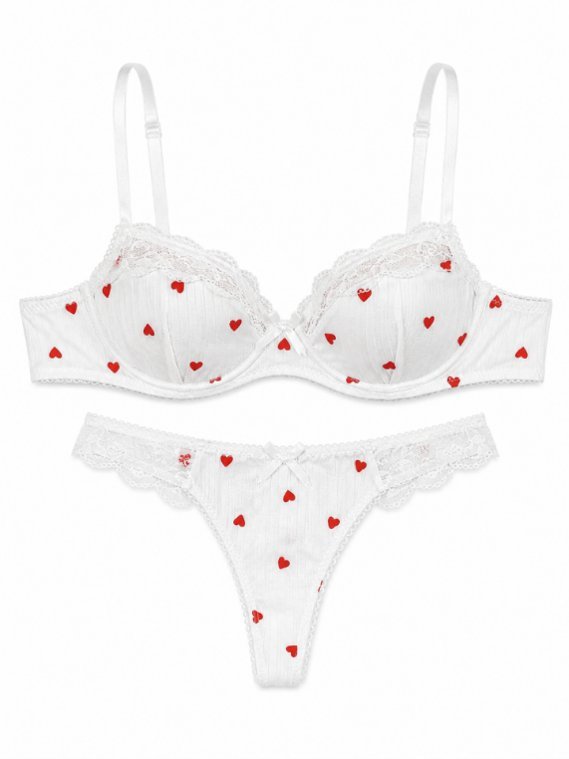 Conjunto de Sutiã Feminino com Renda - imagem 1
