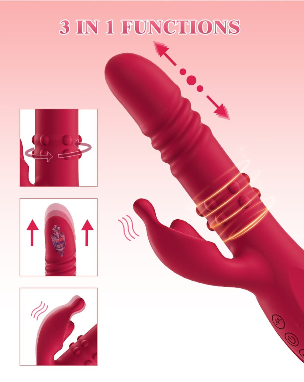 Vibrador 3 em 1