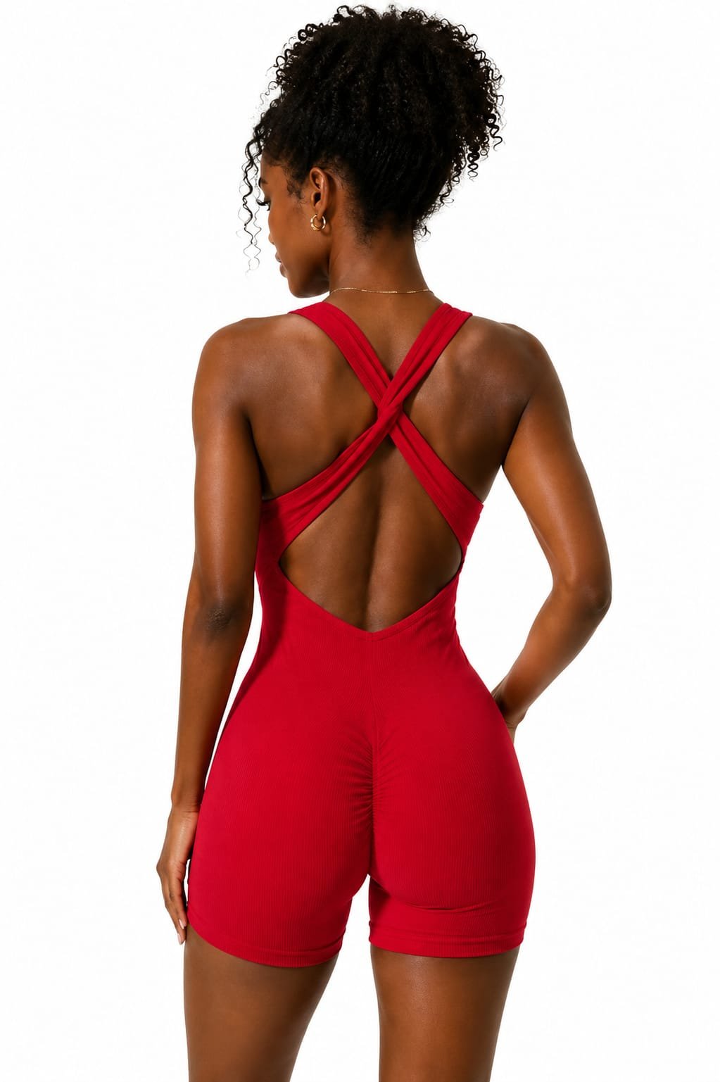 Macacão Fitness Vermelho - imagem 1