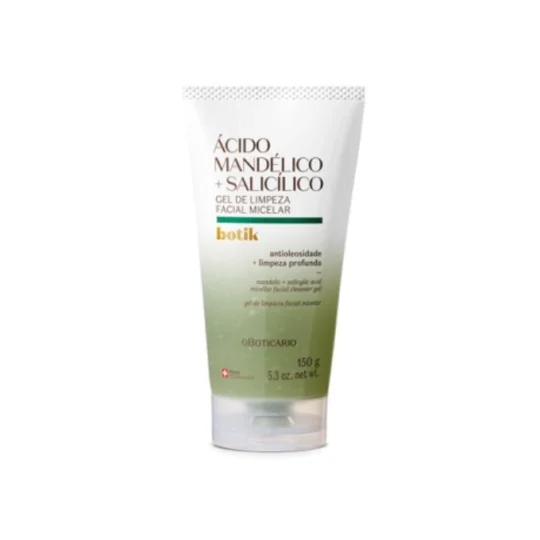 Gel de Limpeza Facial Micelar Ácido Mandélico + Salicílico Botik
