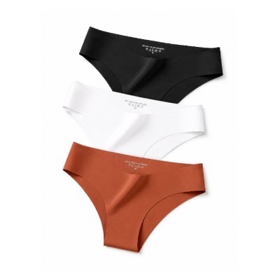 Kit com 3 calcinhas femininas sem costura